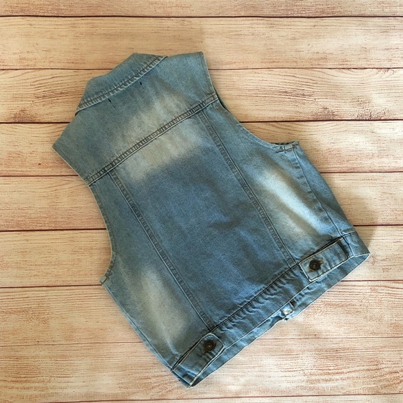 C’est Toi denim vest size small - Picture 3 of 3